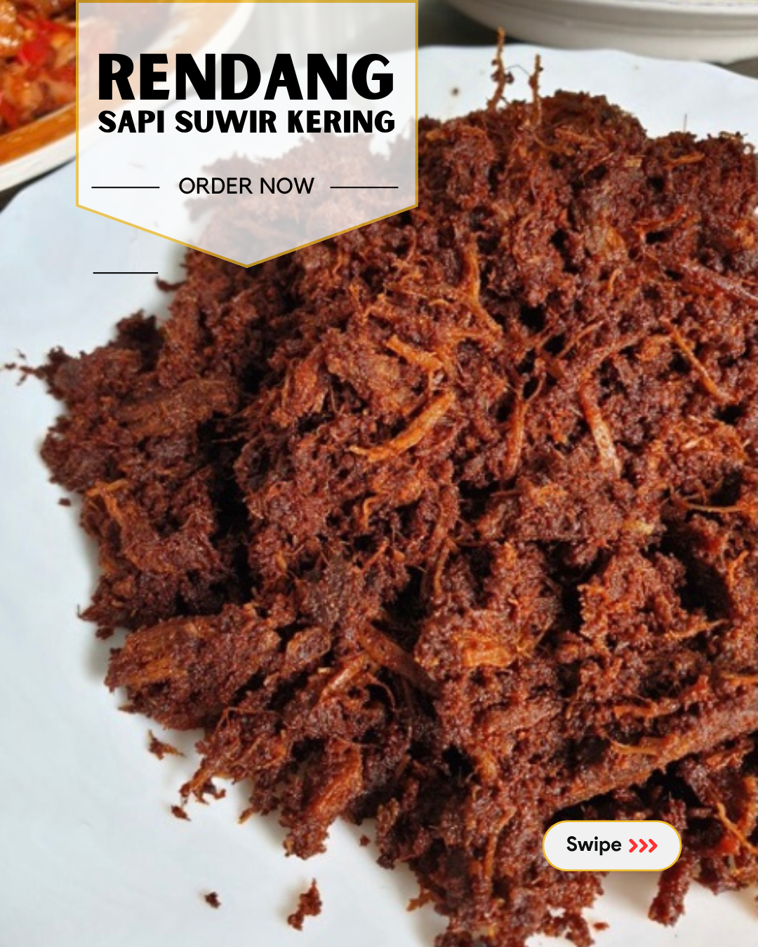 Rendang Sapi Suwir Kering | 250gr