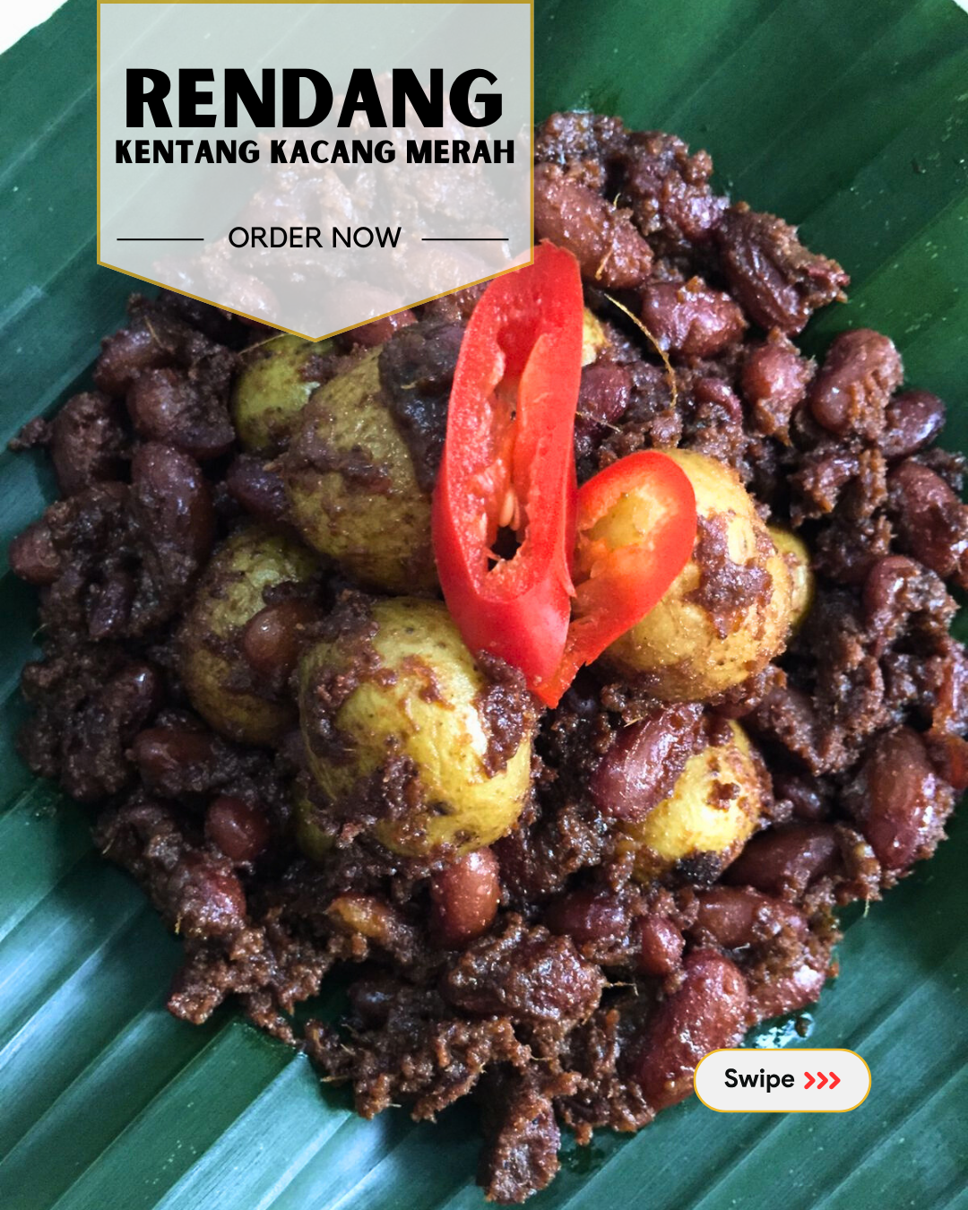 Rendang Kentang Kacang Merah | 250gr